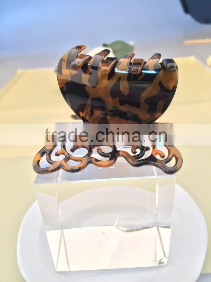 Wholesale luxury barrette high quality fashion jewelry butterfly hair claw clip novelty clamp clip