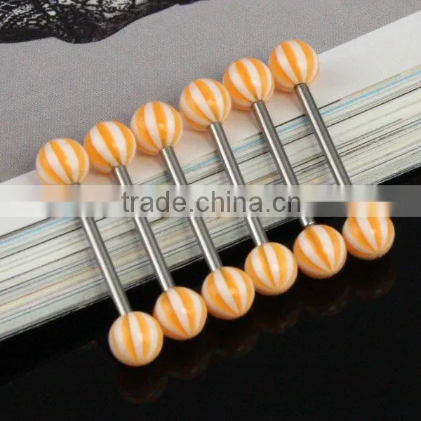 2014 most popular tongue jewelry,uv jewelry body piercing jewelry