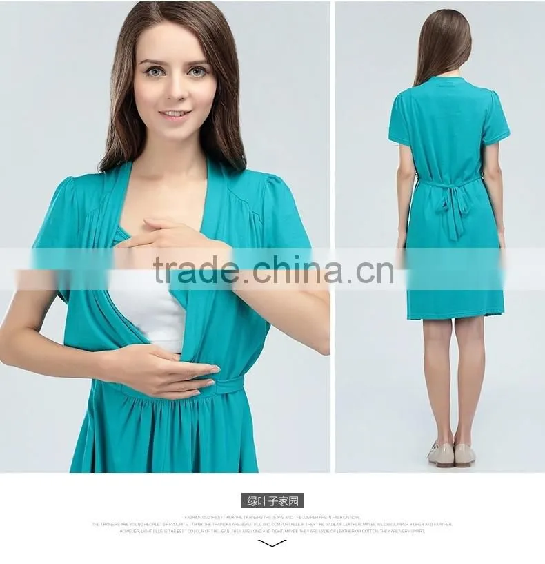 New Fashion Striped Nursing dress for Maternity Summer