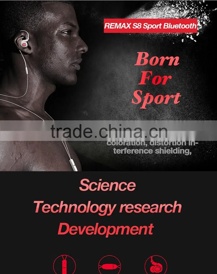 REMAX wireless sport bluetooth stereo headphone