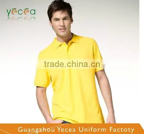 2016 New colorful 100%cotton fashionable single leisure breathable outdoor POLO shirt for men wholesale