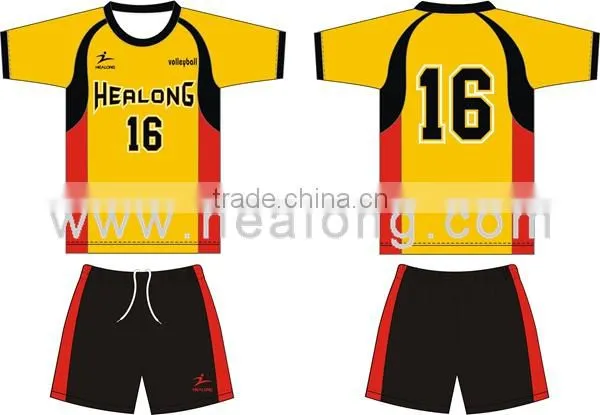 custom camo brand volleyball jersey /set