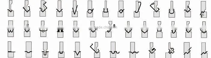 Metal plate press brakes machine hydraulic Bending machine