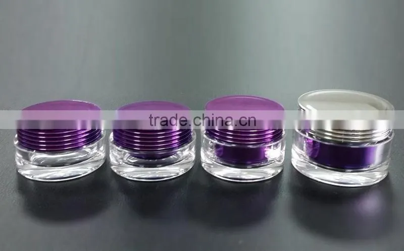 Acrylic 30g face cream jar