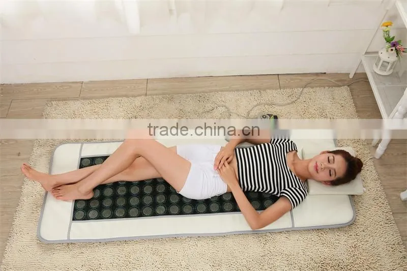 jade tourmaline ametyst heating mattres pad far infrared jade ametyst heating mat far infrared negative ion mattress tourmaline