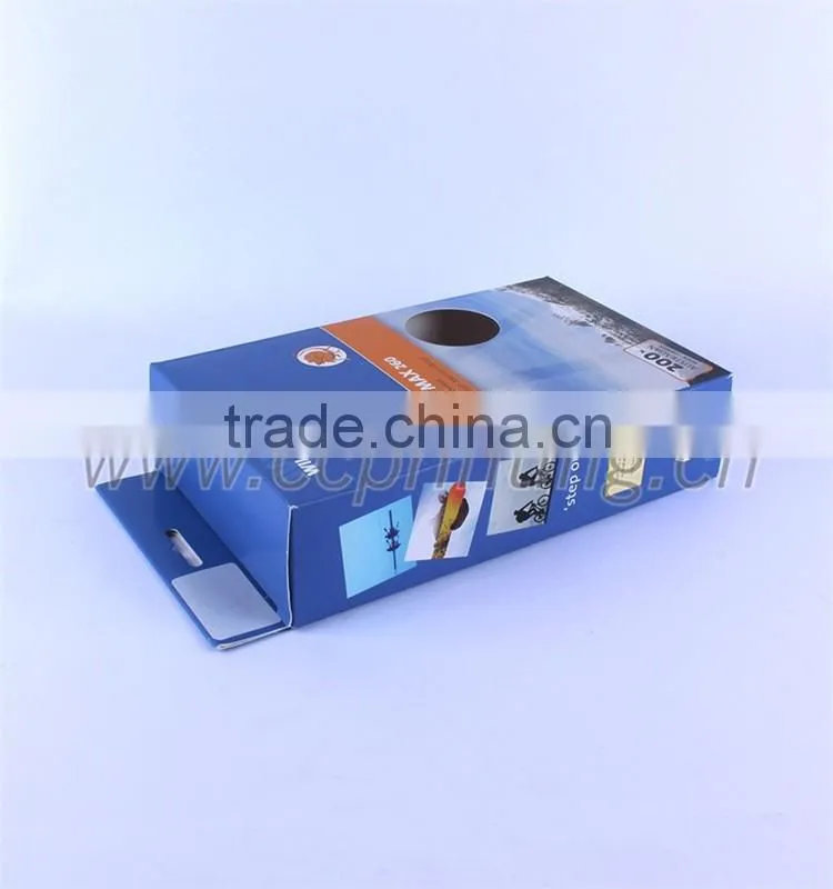 Mens Paper Underwear Packing Gift Box with Hole