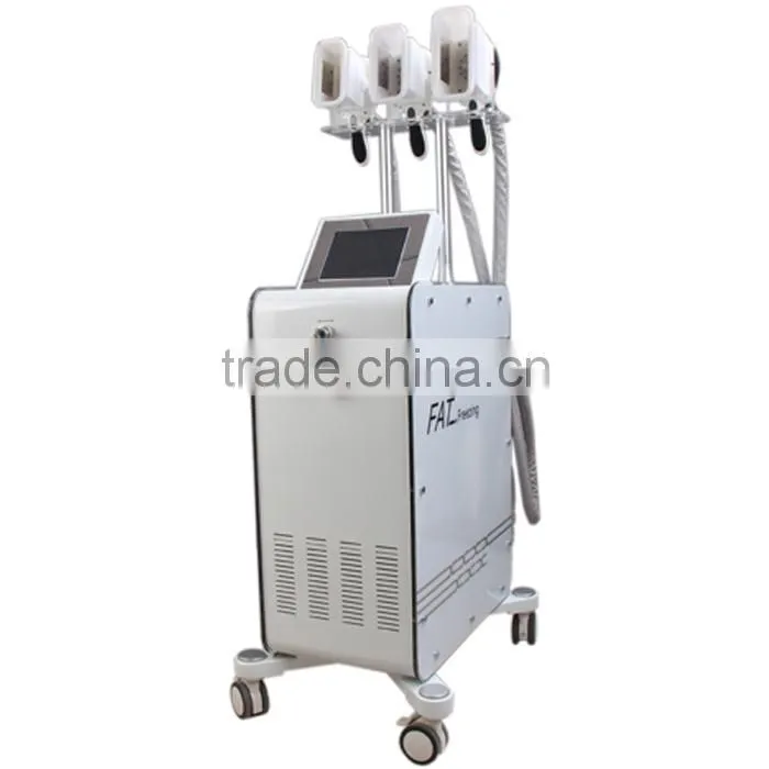 3 cryo handles for different treatment area,quick freezing machine,cryolipolysis fat freeze slimming machine