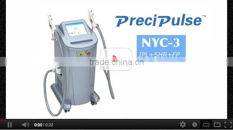 2016 Sincoheren 3 in 1 shr fp ipl hair removal machine, ipl machine for skin tightening