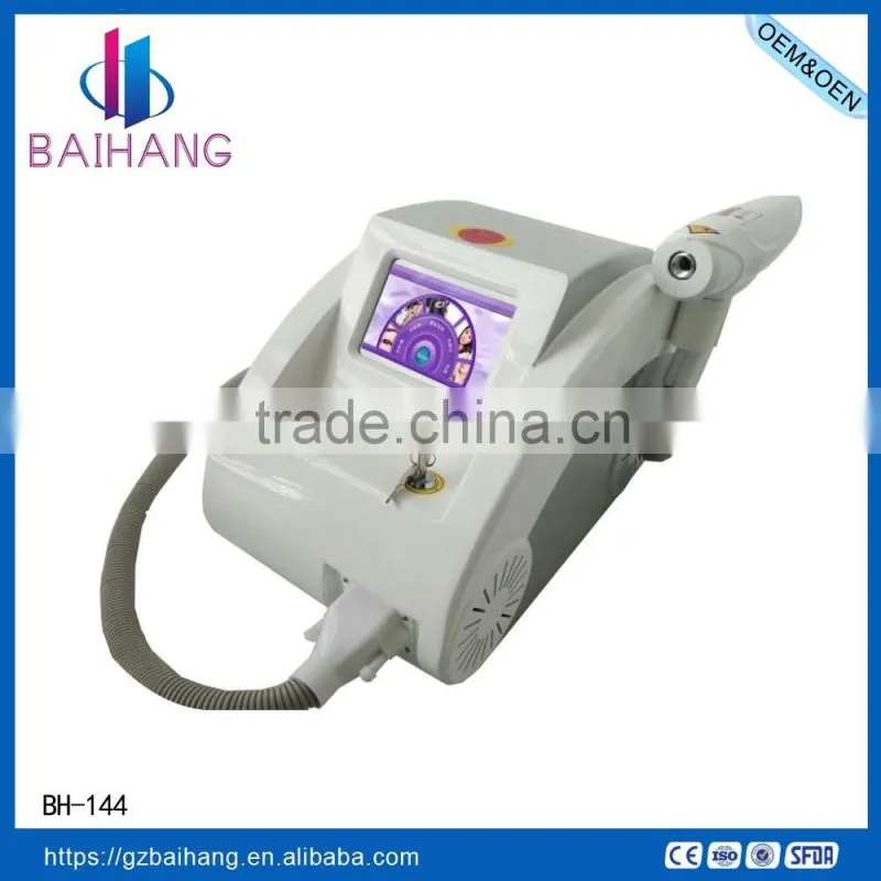 NEWEST !! Q switch laser tattoo removal equipment
