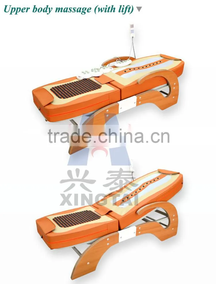 XT-168-1D MP3 Music Medical Automatic Infrared Therapy Heating Portable Thai Roller Hot Stone Electric Thermal Jade Massage Bed