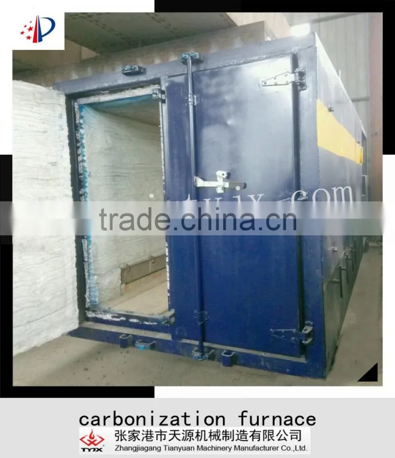 Environment-friendly smokeless wood briquette carbonization furnace for making biomass charcoal