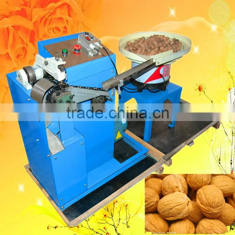 machine shell walnut /walnut shell crushing machine /walnut shell removing machine