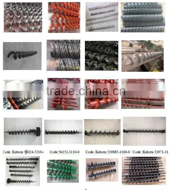 Combine Harvester Grain Auger/ Combine Harvester Spare Parts