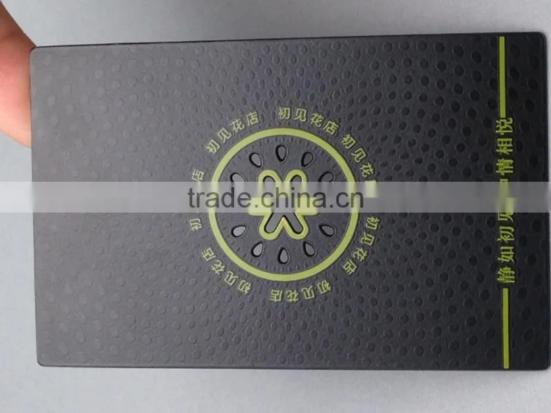 Black stainles steel contact IC card/ business card/ metal card