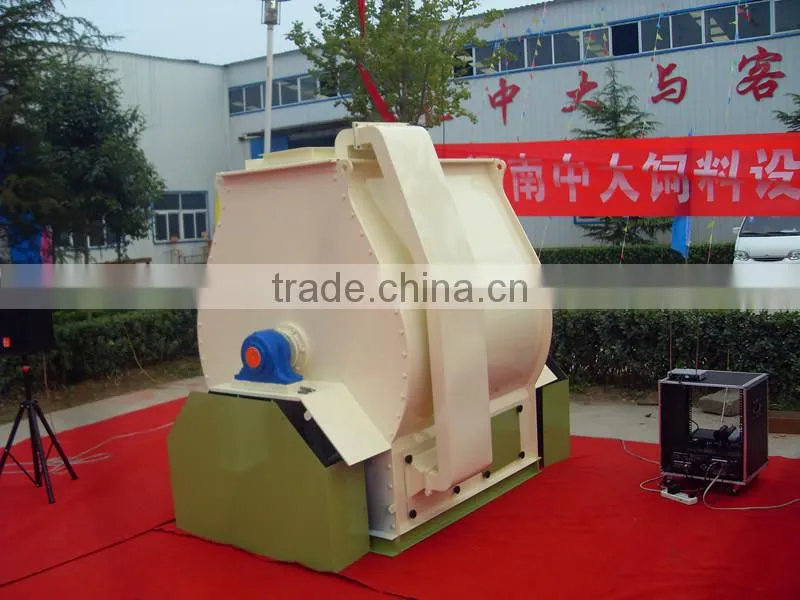 CE approved high output single shaft feed mixer