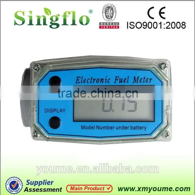 Nice price Singflo 1'' 20~200L aluminium water meters for sale