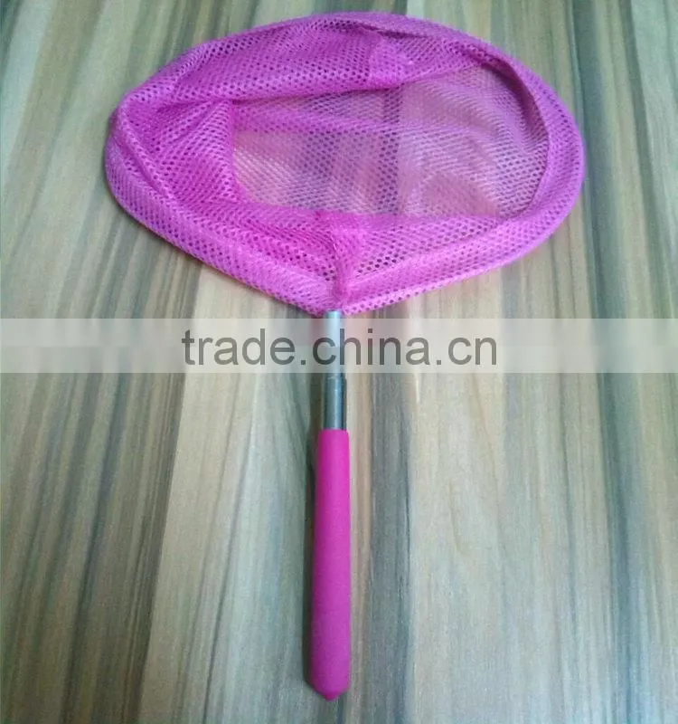 Telescopic stainless steel butterfly net, plastic fishing net, gardon insect net