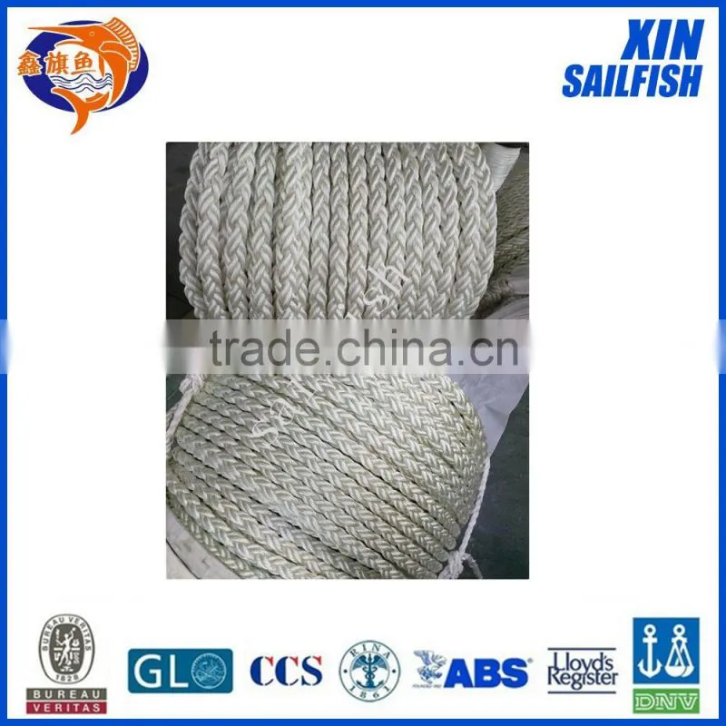 24mm 3 strand nylon rope with high abrasion