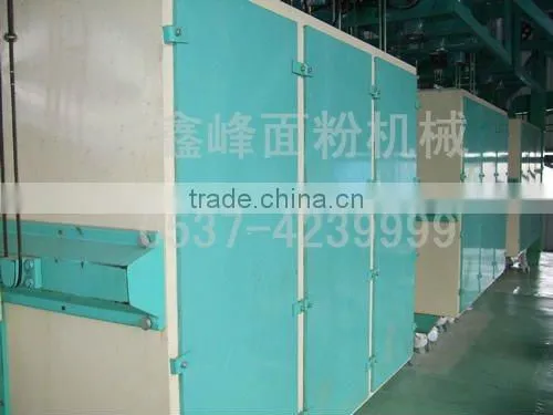 dengfeng 6ftdp-100(100t) flour mill complete plant