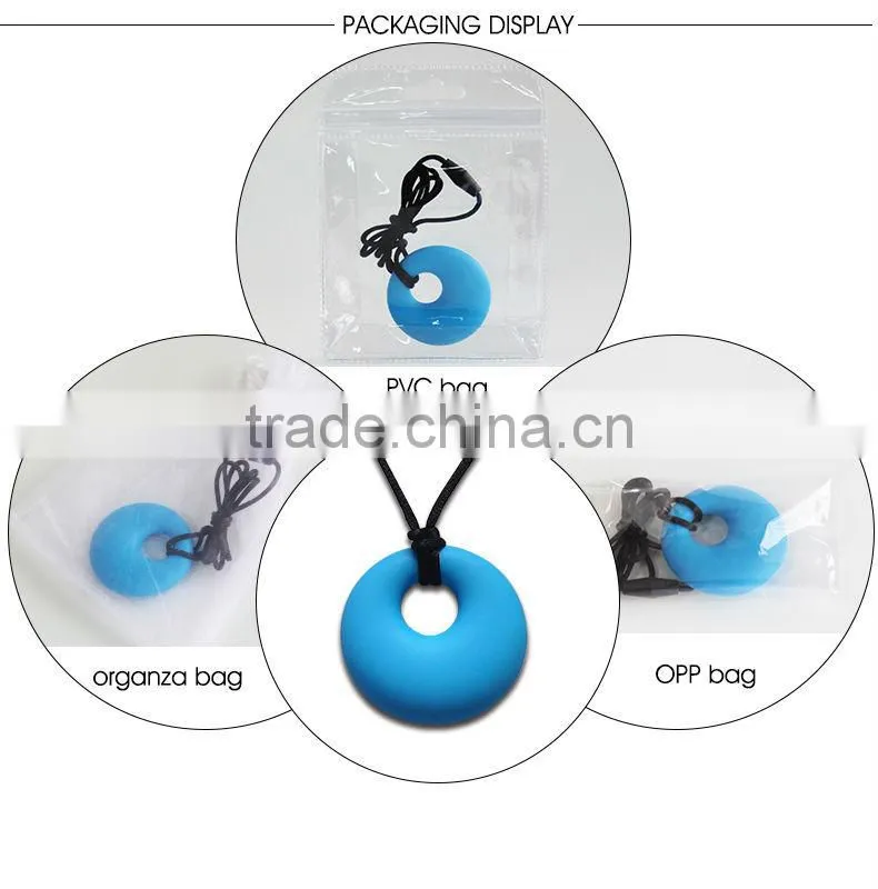 Teether BPA Free Teething Pendant Necklace Teething Pendant