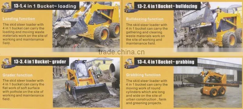 Bucket for skid steer loader