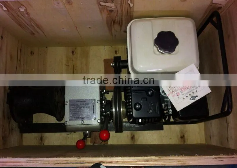 Compact structure engine powered winch factory from China