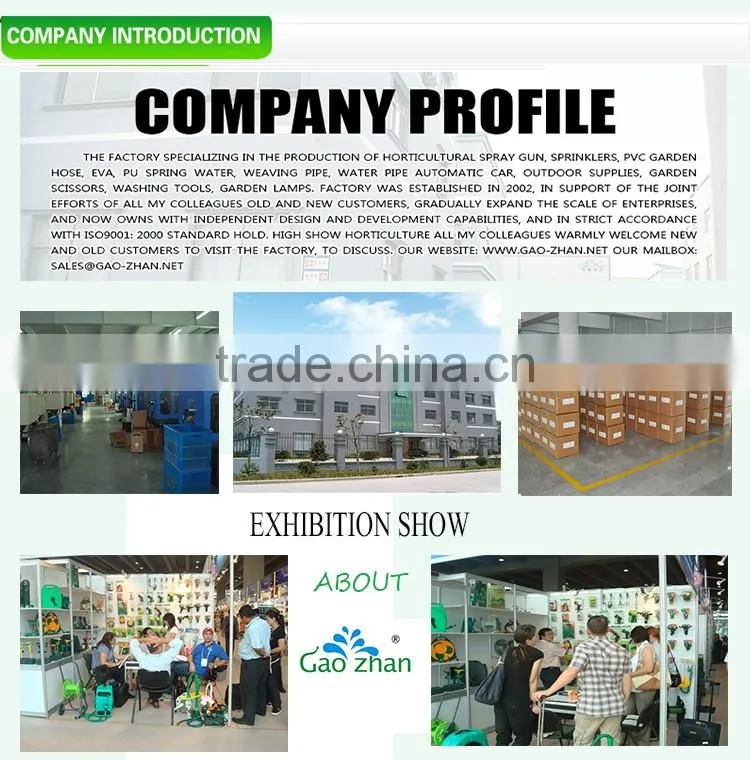 China suppliers brass fitting expandable bungee garden hose pipe