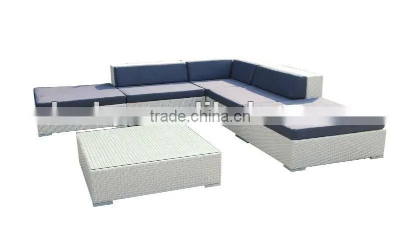 Rattan garden sofa