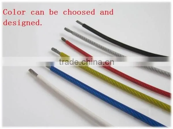 alibaba express 12mm pvc coated steel wire rope sling price hoist