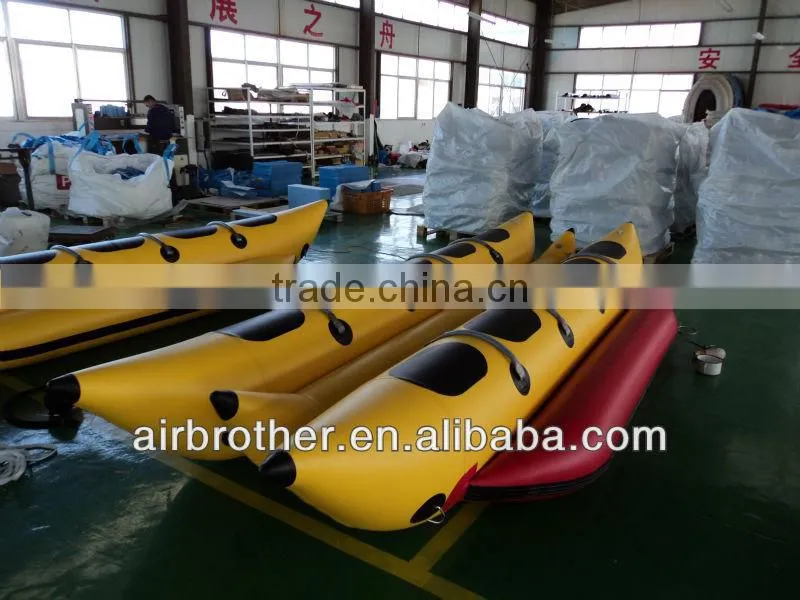 pvc inflatable banana boat 10 person