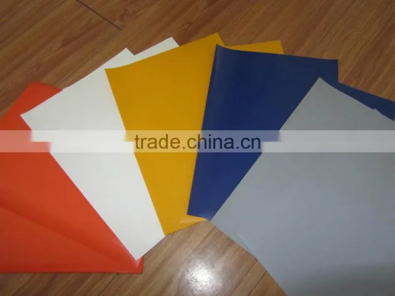 Heavy Duty PVC tarps with metal grommets, flame retardant