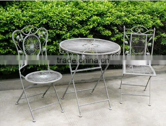 2015 new Cast iron bistro furniture