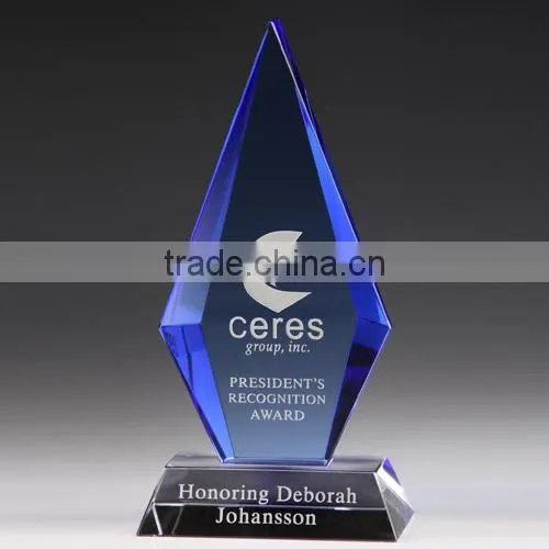 2016 elegant cheap crystal trophy