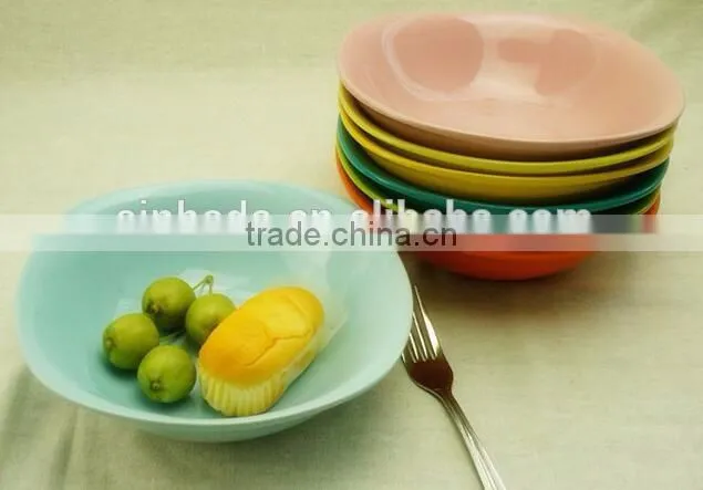 Ceramic baby food bowl with color drawing