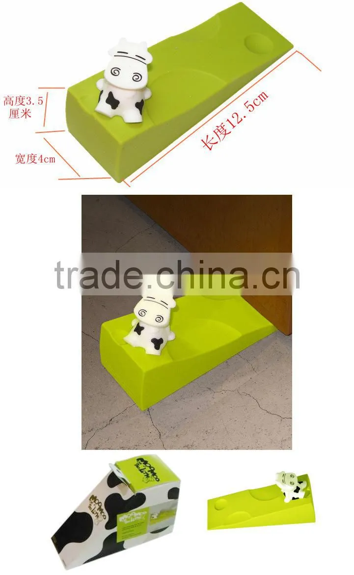 J176 childern silicone creative cute animal door protect