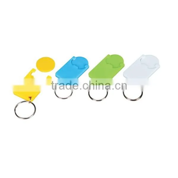 Plastic promotion key chain custom