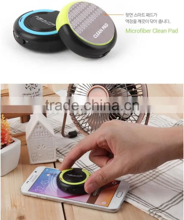 Mini Portable ASHUTB Minibot V Smartphone Screen Cleaner, Creative Gift Robot Cleaner For Smartphone/Tablet Screen For Wholesale