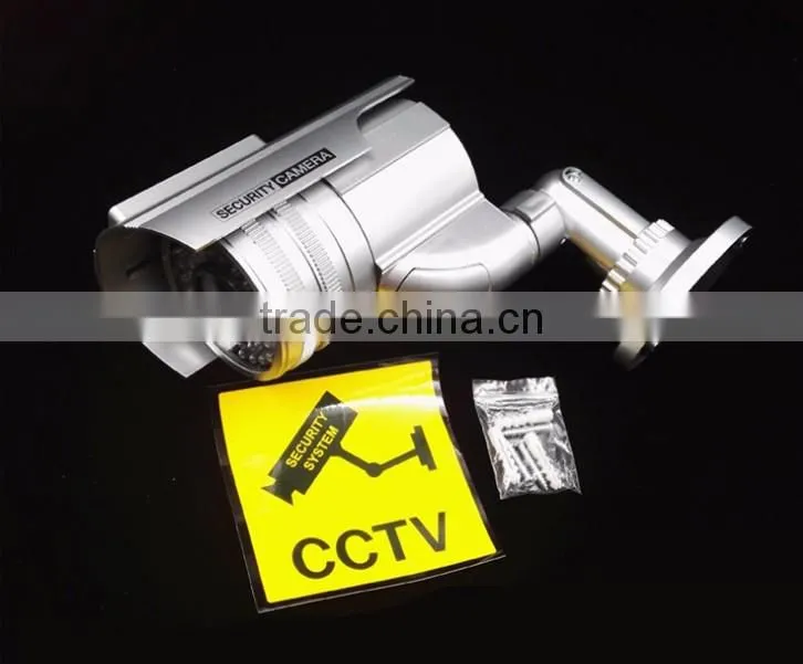 Factory Cheap Fake Security Camera, Dummy Dome Solar CCTV Camera
