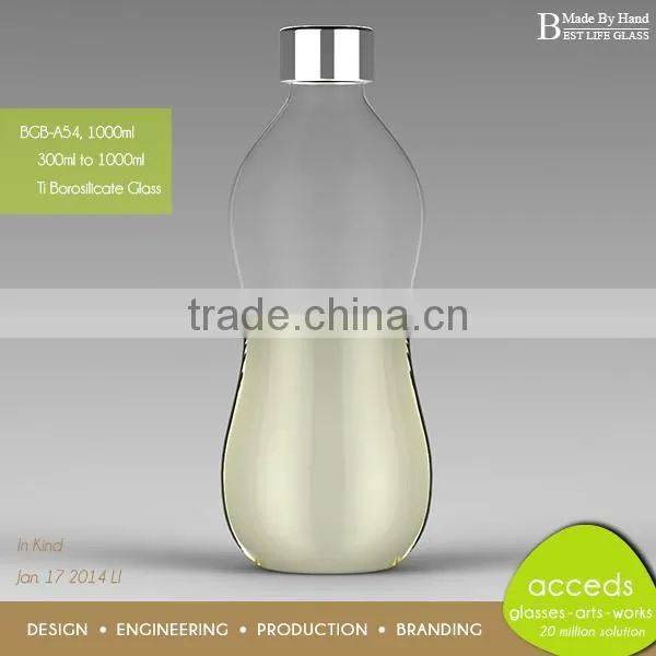 Borosilictae Glass Travel Bottle