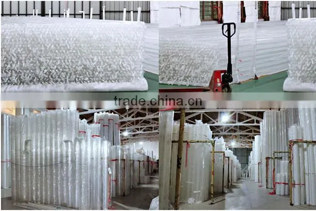 100% virgin Colored cylinder acrylic tube for Chrismas decoration
