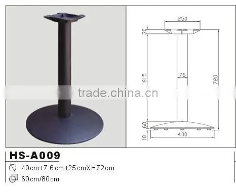 black cast iron table base for sale