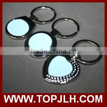 2017 Hot Sell sublimation metal key chain for promotion