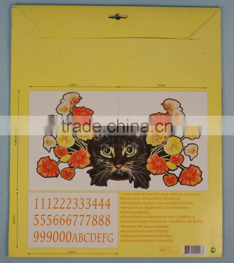 DIY Eco-Friendly Waste Bin Sticker