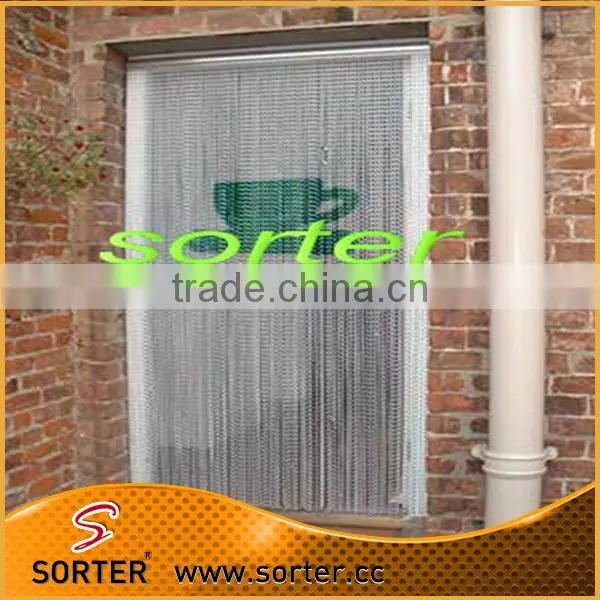 aluminum metal chain fly screen for door curtains