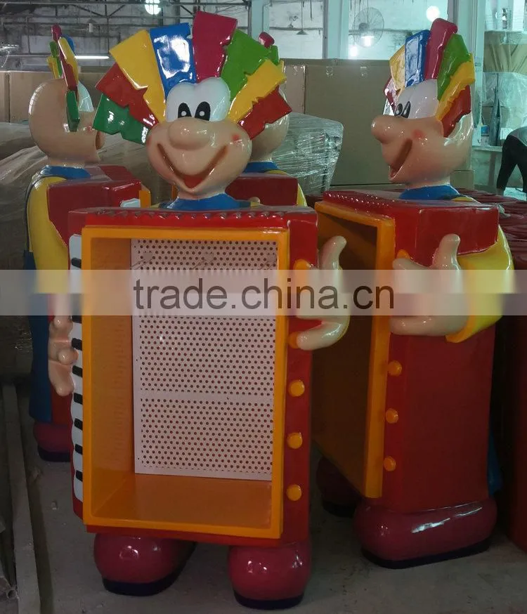 FRP cartoon mascot for display