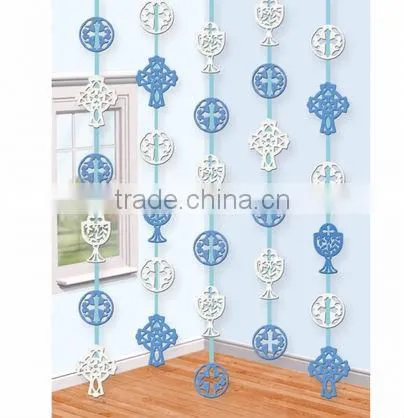 2017 hot sale new products custom design logo felt festival interior home decoration wedding stage ornement wall hanging
