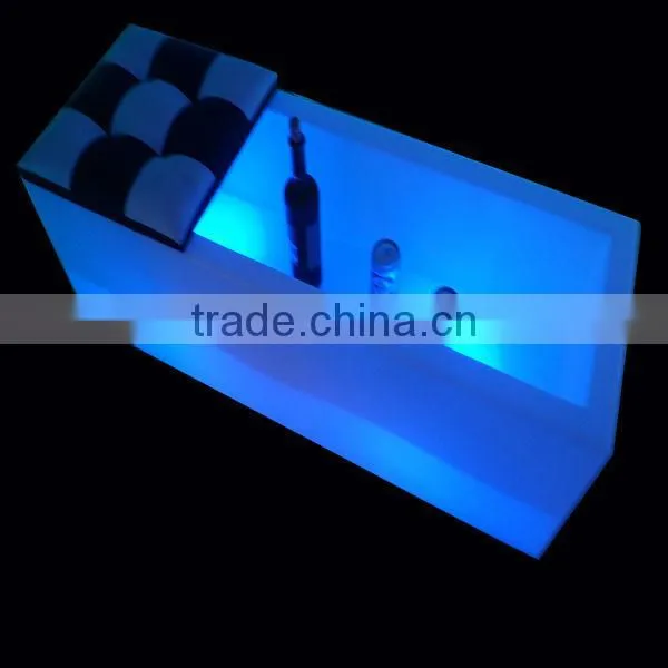 Multi color change Rotomolding LED light fruit dish/basin/bowl/made of PE/OEM service