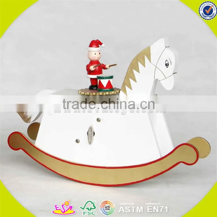 wholesale multiple colour wooden Handbell percussion toy showy wooden Handbell percussion toy for child W07I033