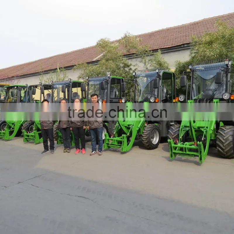 4WD tractor HZM 908 cheap wheel loader price chinese wheel loader without cabin for sale