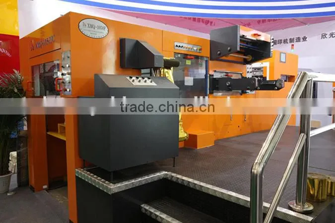 NEW Automatic Flat Bed Die cutting hologram printing hot stamping machine NON Used